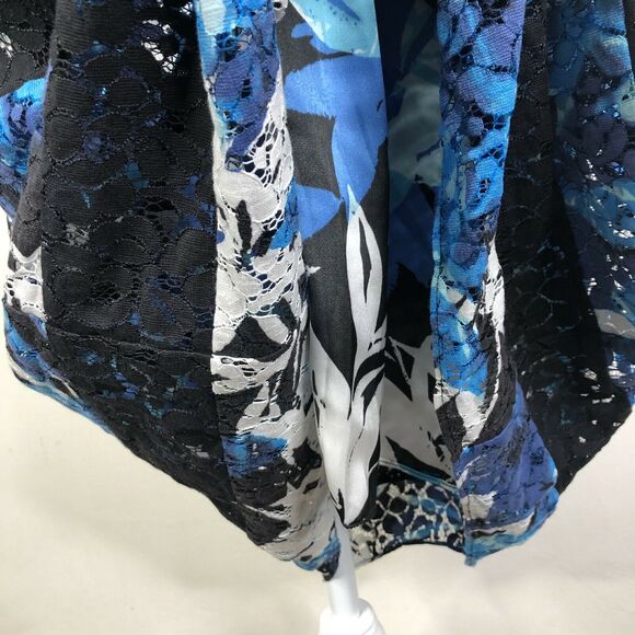 NEW PARKER Holly Gardenia Strapless Floral Lace Combo Dress Size L NWT $298 - Picture 7 of 11